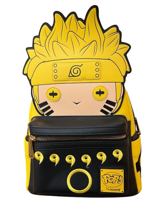 Loungefly POP! Naruto Six Paths Sage Mini Backpack Anime Cosplay Bag NWT
